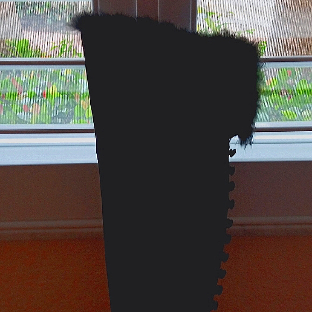 Stuart Weitzman.Rare magnificent over the knee boot,5.5 Weitzman black suade - Picture 7 of 7